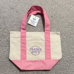 Pink and Cream Tote Bag
